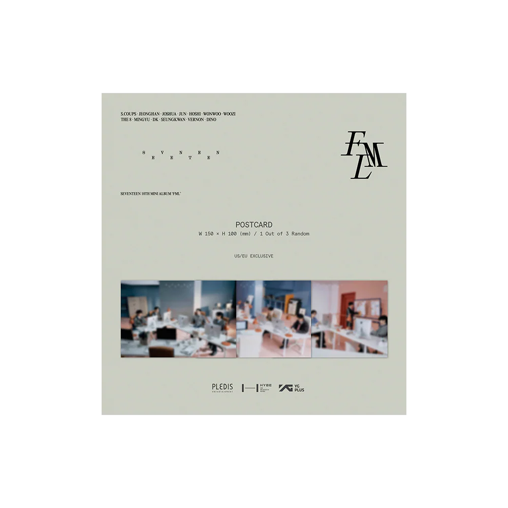 SEVENTEEN 10th Mini Album 'FML' (Faded Mono Life) - Image 3